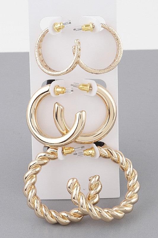 Hoops For Days - Set of 3-THE CLOTHING CAPITAL