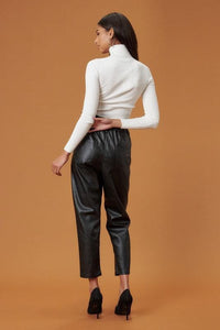 Bri Faux Leather Trousers-THE CLOTHING CAPITAL