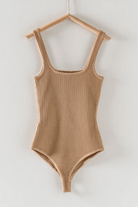 Ribbed Forever Bodysuit-THE CLOTHING CAPITAL