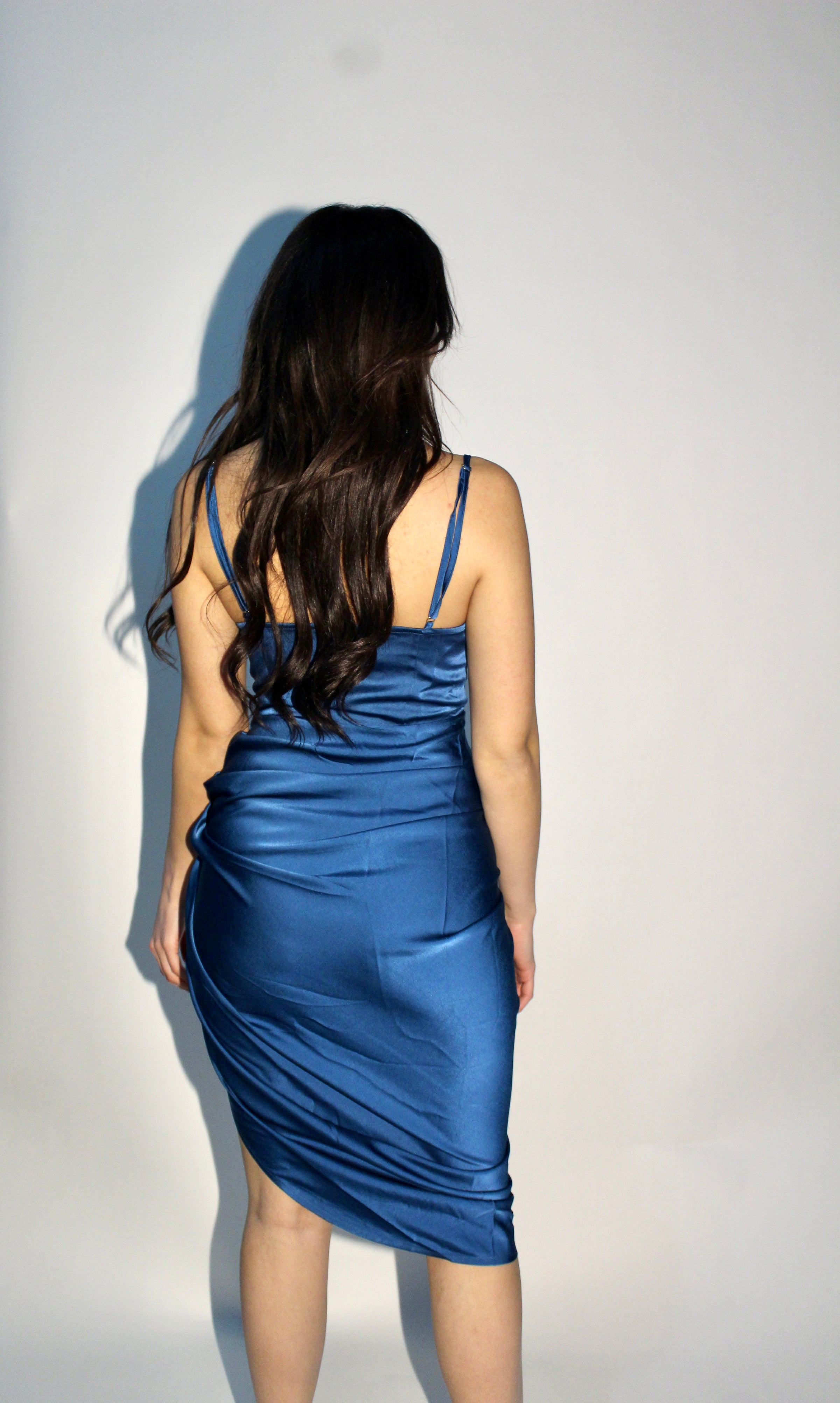 Selena Satin Midi-THE CLOTHING CAPITAL